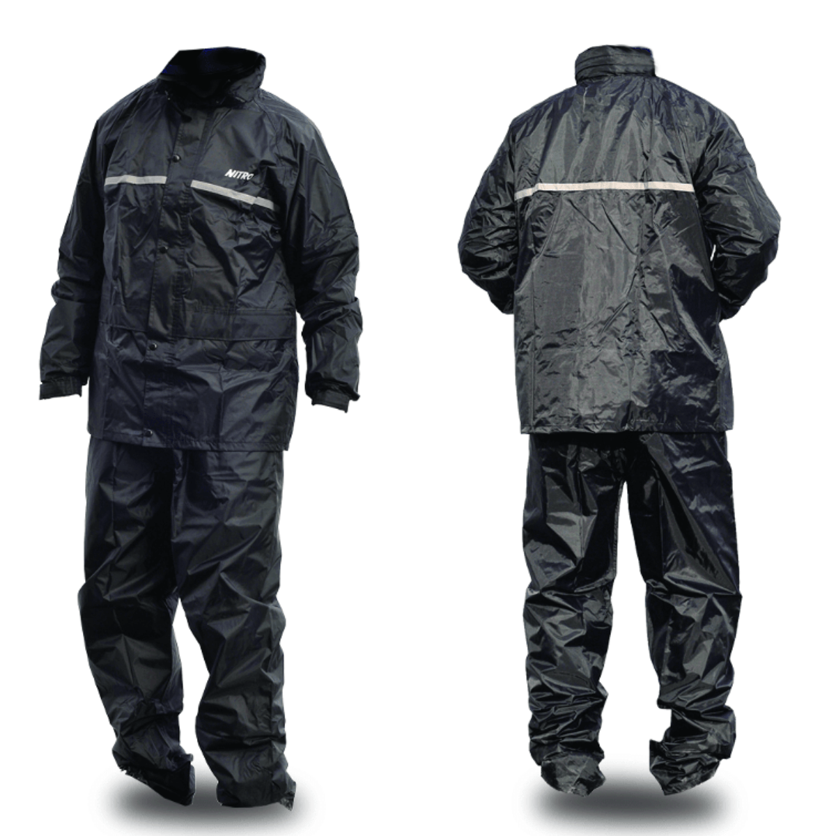 Traje De Lluvia Negro Nitro L | Yuhmak